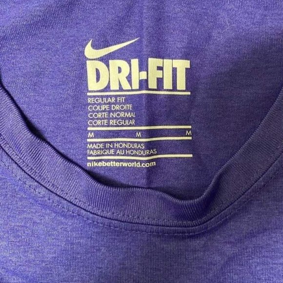 Nike Dri-Fit Sleeveless Blue Athletic Running Top, Size Medium, Pre-owned - Picture 5 of 5